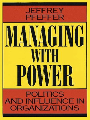 cover image of Managing With Power